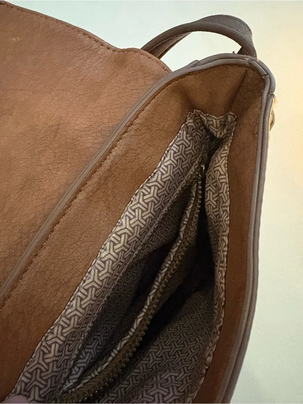Steve Madden Vintage Brown Fringed Tassel Crossbody Bag